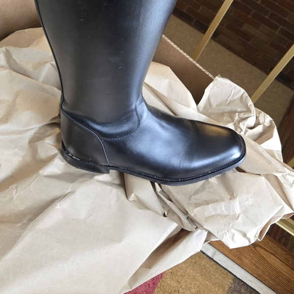 Women's Cavallo Black Leather Riding Boots Size UK 5 /5.5 / US Size 7.5 To 8 - Picture 14 of 16